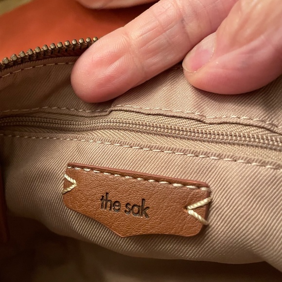 The Sak Brown Leather Clutch NWT - Picture 7 of 12